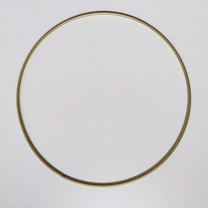 Metalen gouden ring ⌀ 20cm
